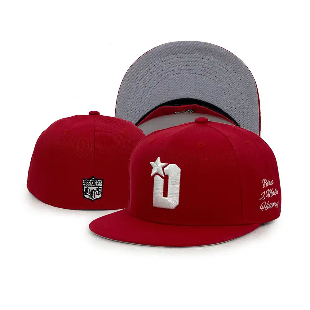 Wholesale Custom 6 Panel Polyester Fitted Cap