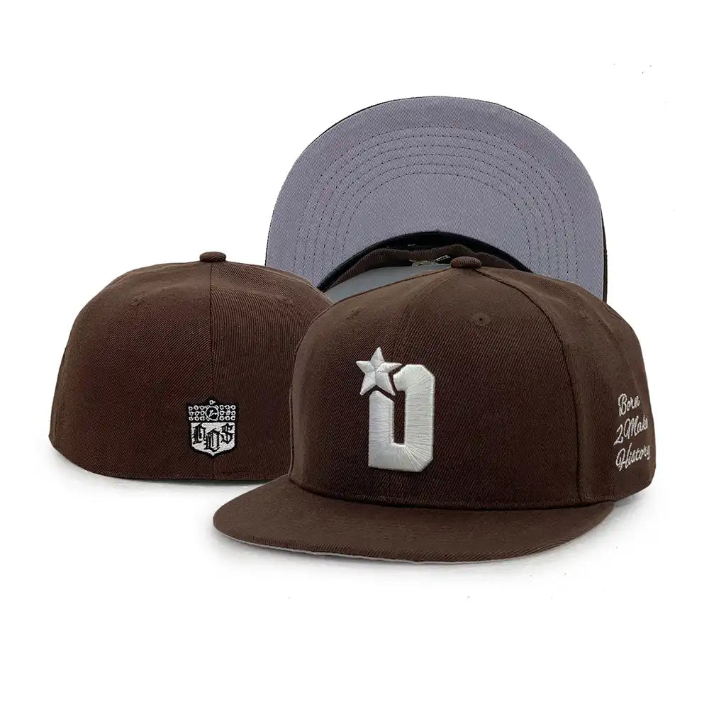Wholesale Custom 6 Panel Polyester Fitted Cap