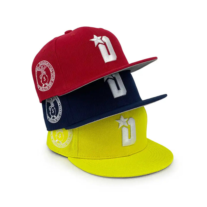 Wholesale Custom 6 Panel Polyester Fitted Cap