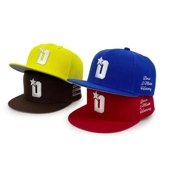 Wholesale Custom 6 Panel Polyester Fitted Cap