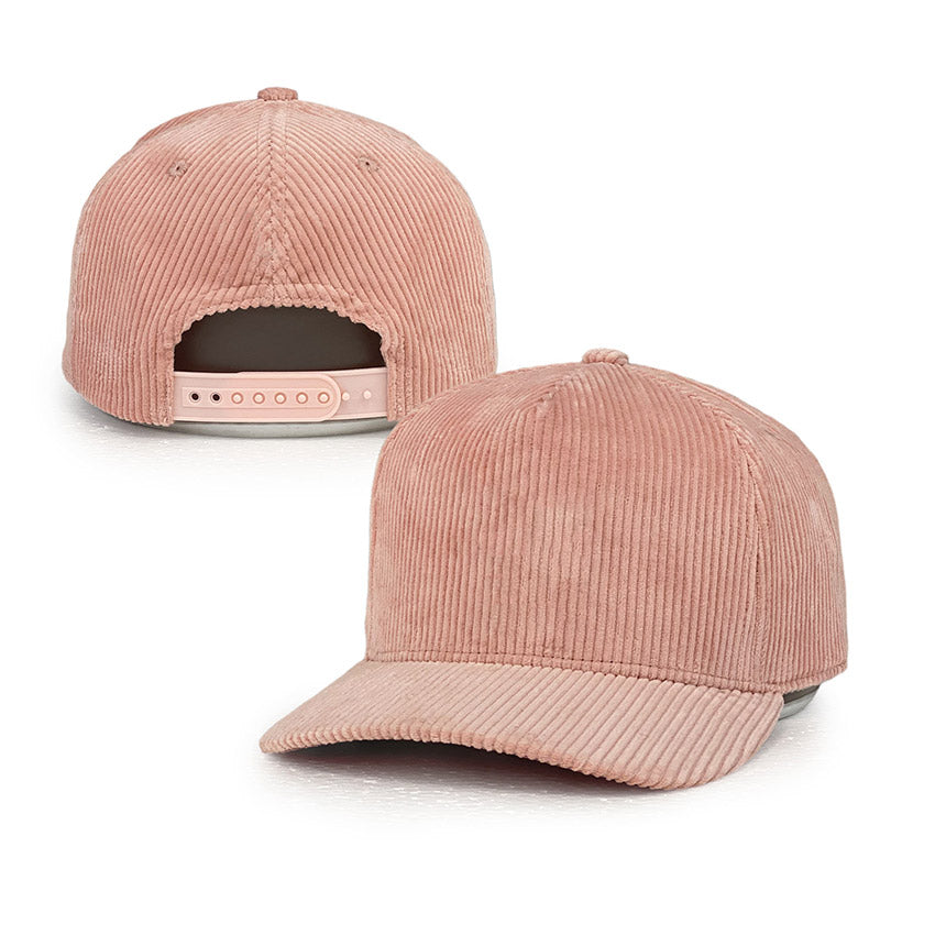 pink corduroy baseball caps