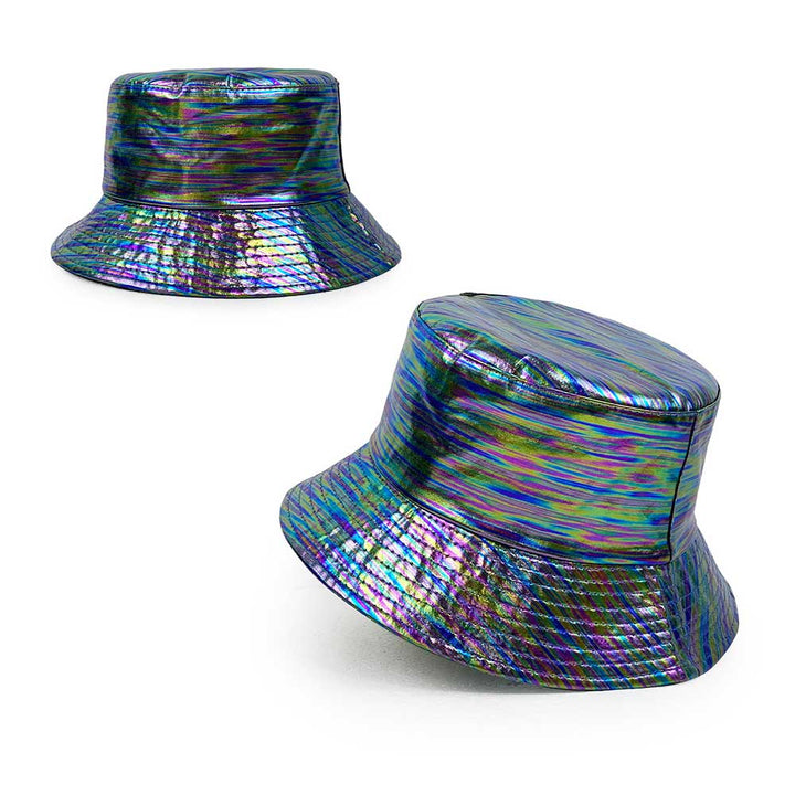 multi color polyester bucket hats