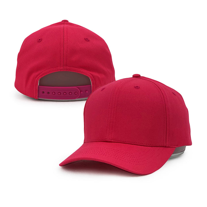 indian red cotton 6 panel baseball hats