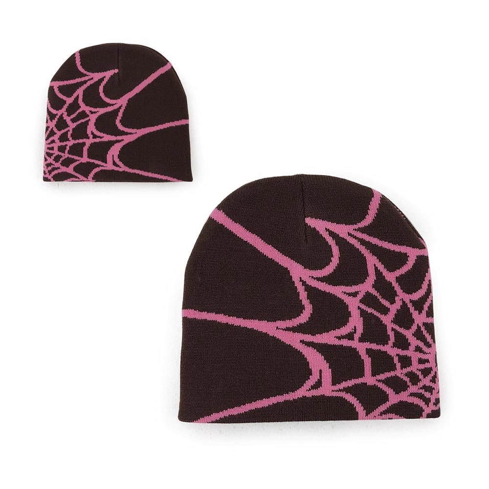 brown polyester Pattern beanie