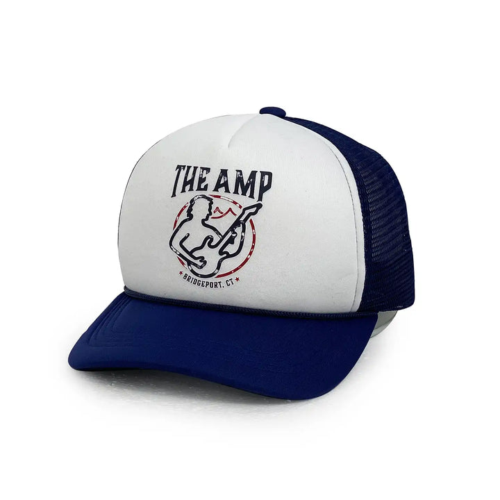 blue foam trucker hats