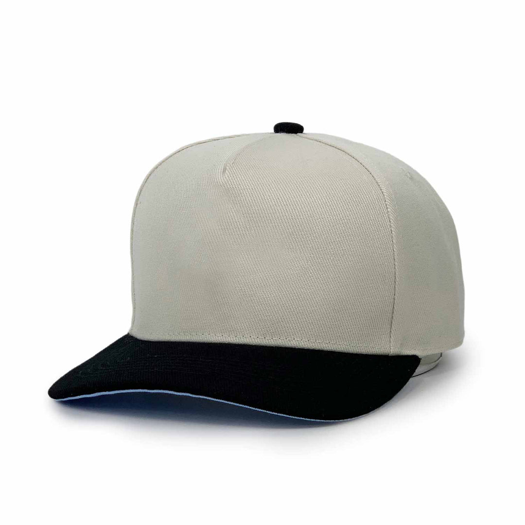 floral white black polyester baseball hats