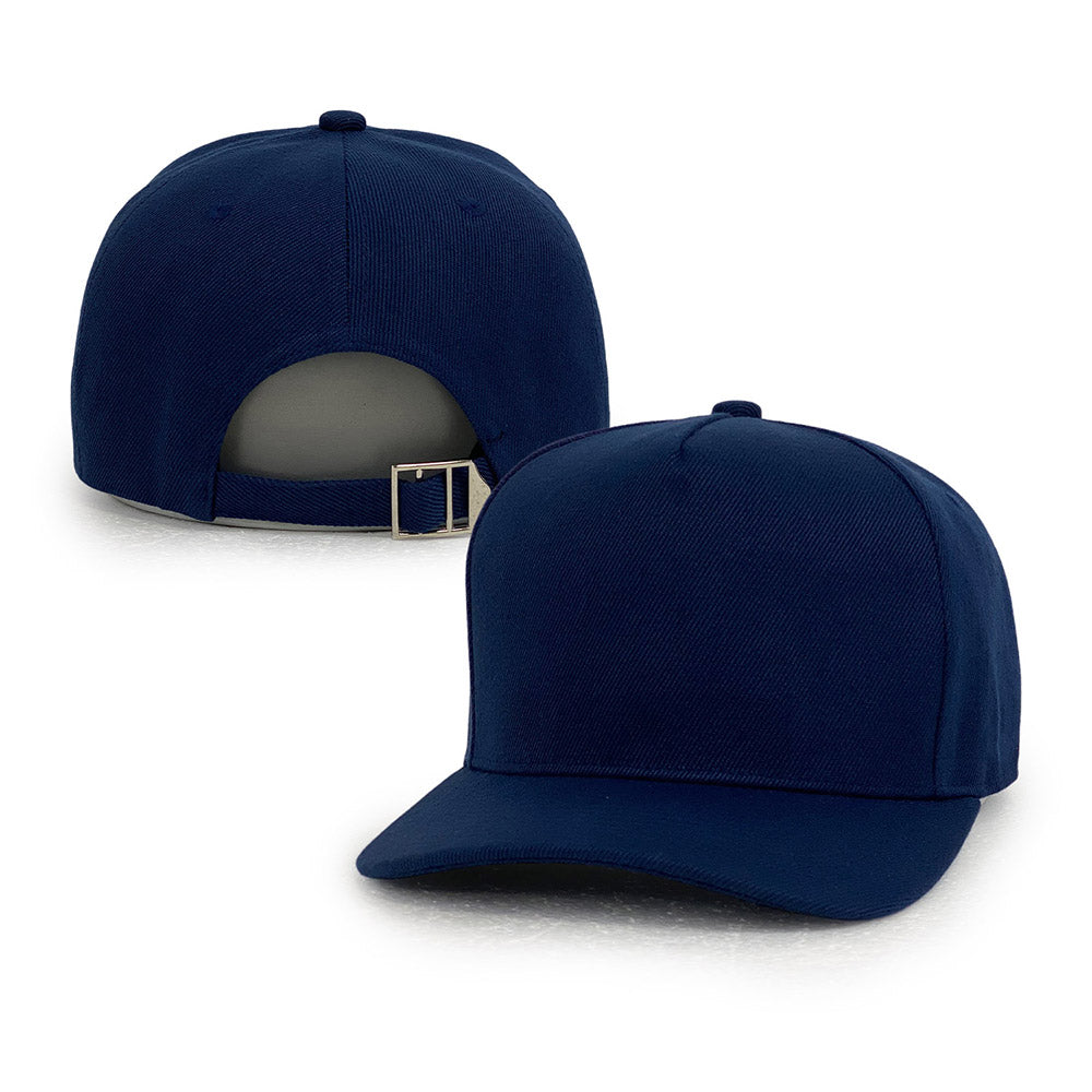 navy polyester baseball hats