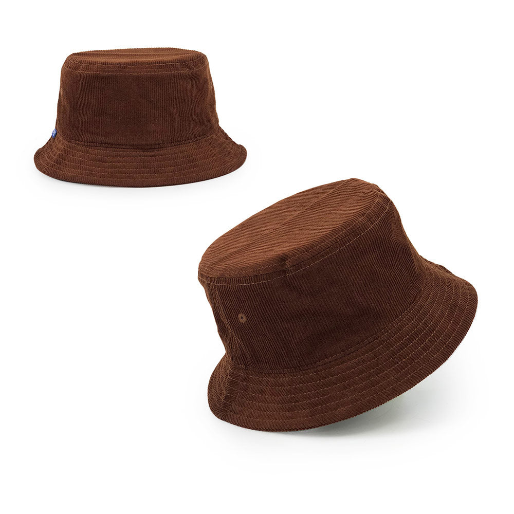 chocolate corduroy bucket hats
