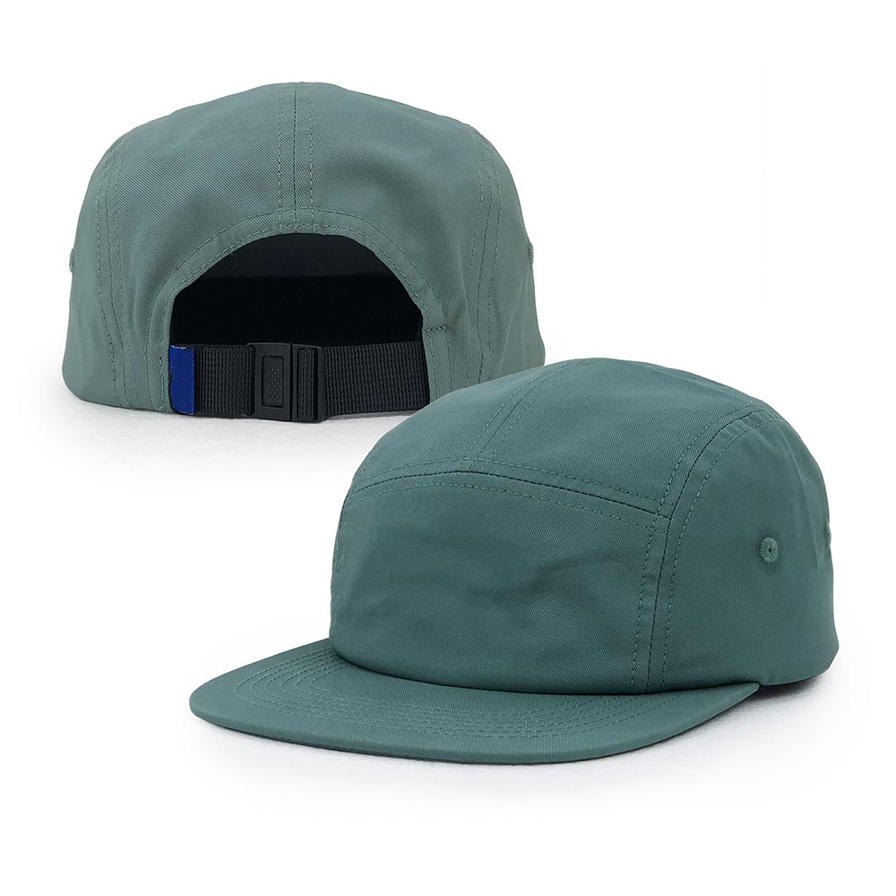 dark sea green Cotton camp cap