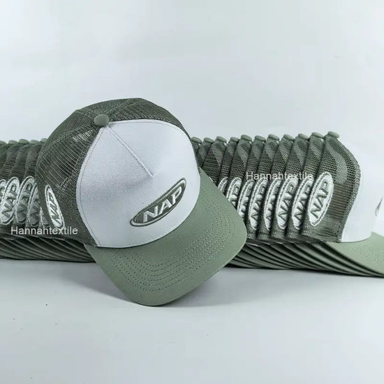 Custom Cotton 5 Panel Trucker Hats 1