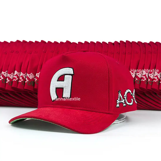 Custom Chain Stitch Embroidery Hat ,5 Panel Adjustable Hat 3