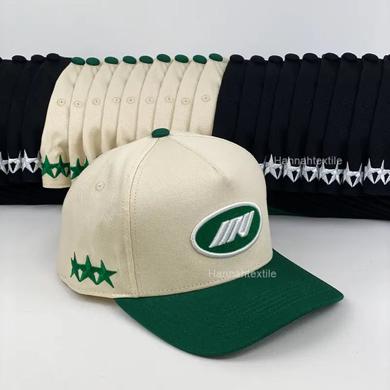 Custom 5 Panel Cotton Embroidery  Baseball Hat 3