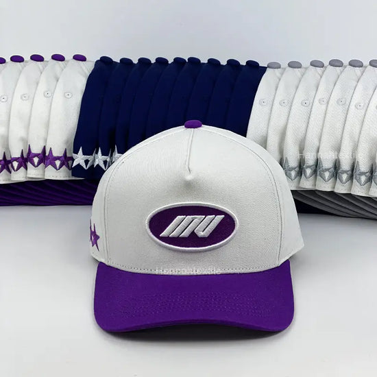 Custom 5 Panel Cotton Embroidery  Baseball Hat 2
