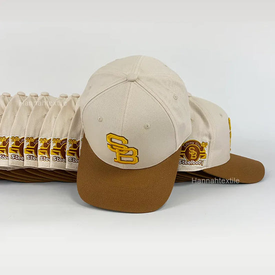 Custom Cotton 6 panel two tone Baseball Cap 1