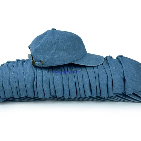 Custom Denim Dad Hats Wholesale 1