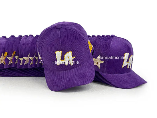 Wholesale Corduroy 5 Panel Baseball Caps，Narrow Wale 2