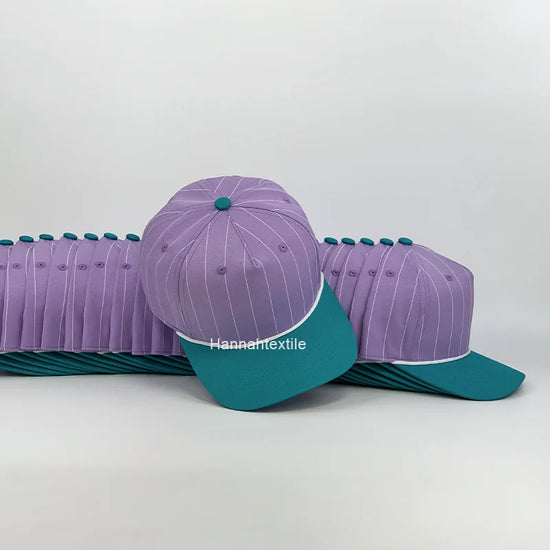 Custom Striped Baseball Hat 2