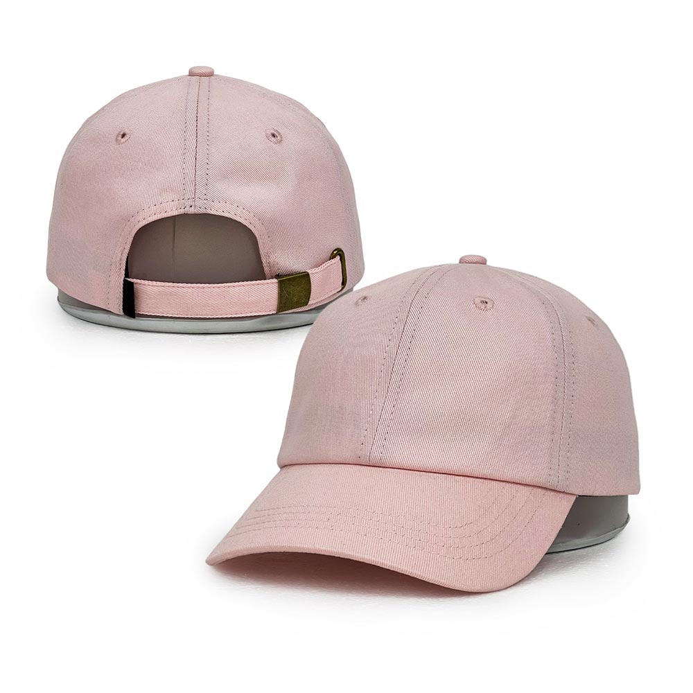 pink 6 panel dad hats