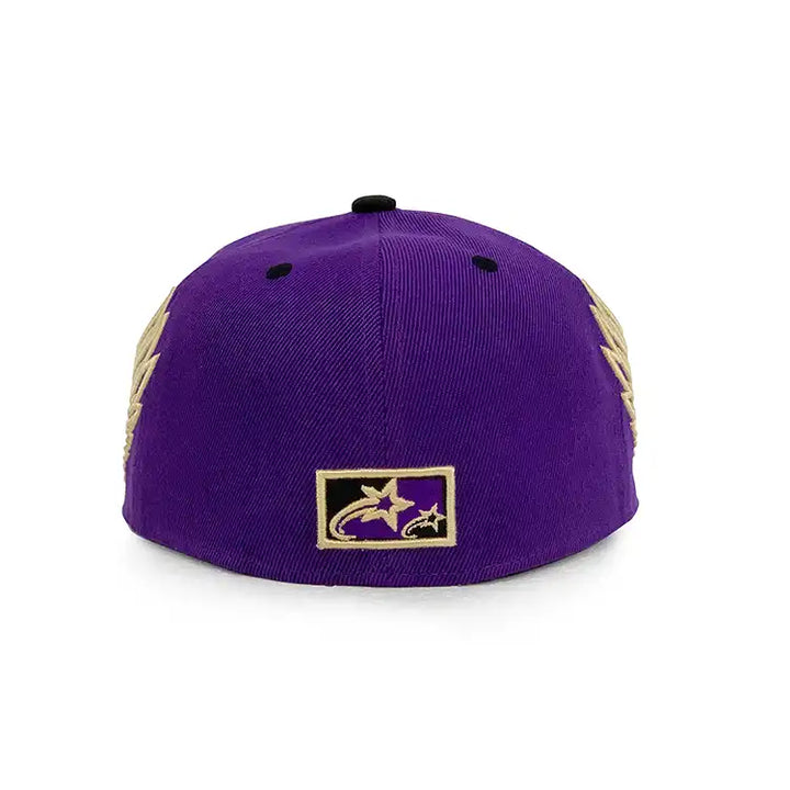 purple polyester fitted hat-4