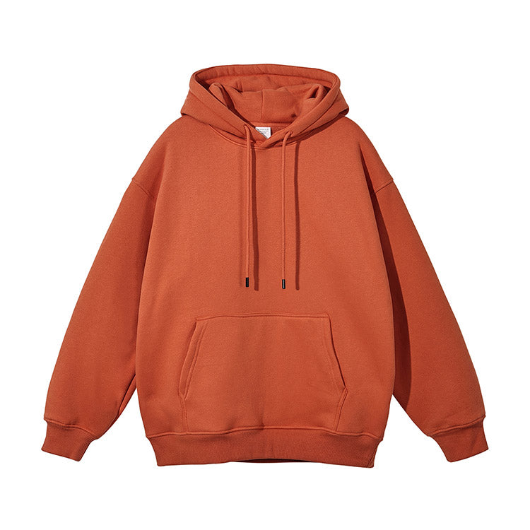orange Cotton hoodies