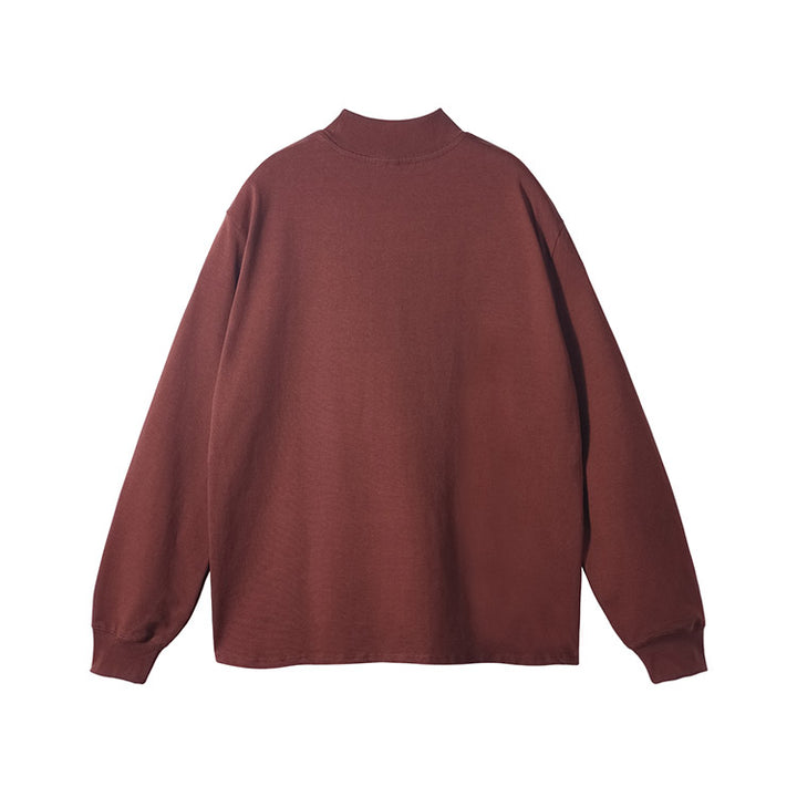 brown Cotton sweatshirt back