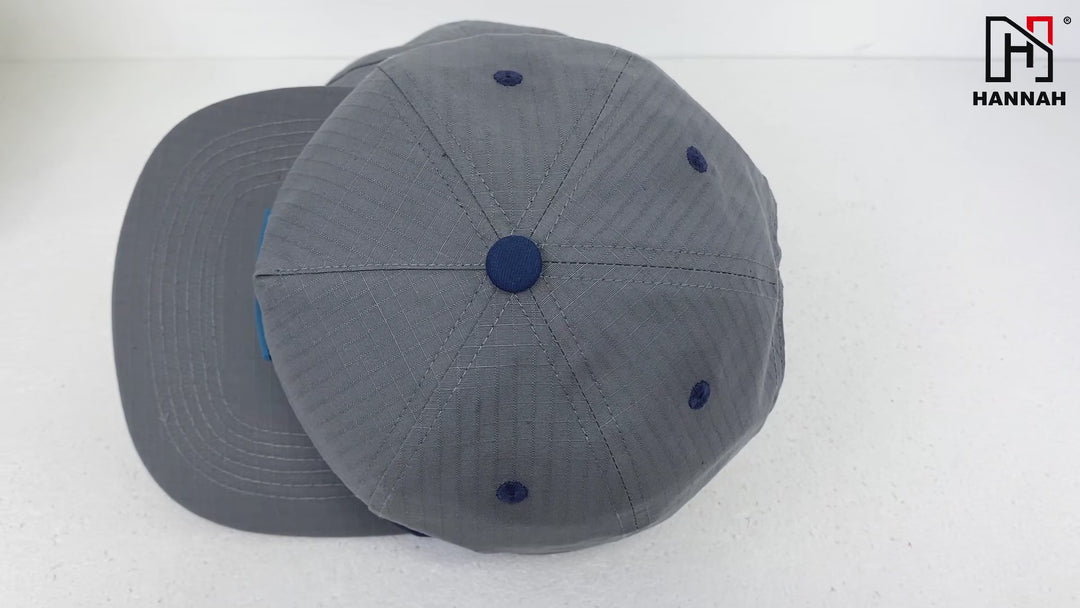 Custom Unstructured Nylon Snapback  Caps With Rope