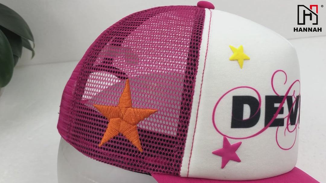 Foam 5 panel trucker hats