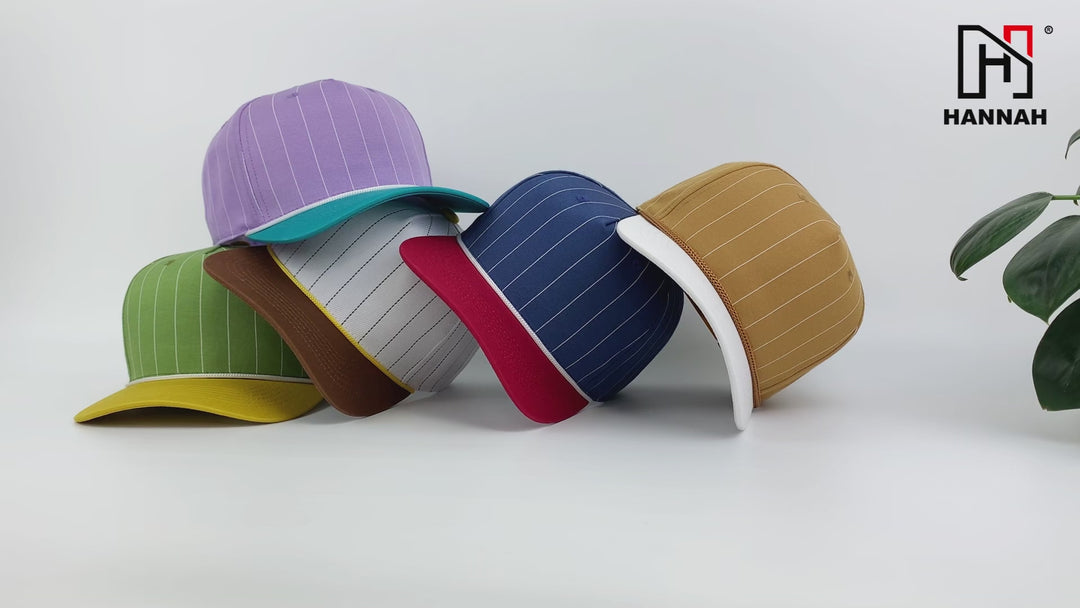 striped 5 panel baseball cap video