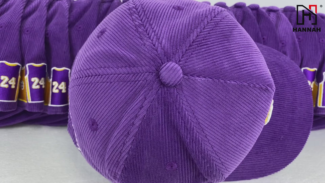 Custom 5/6 Panel Corduroy Baseball Caps