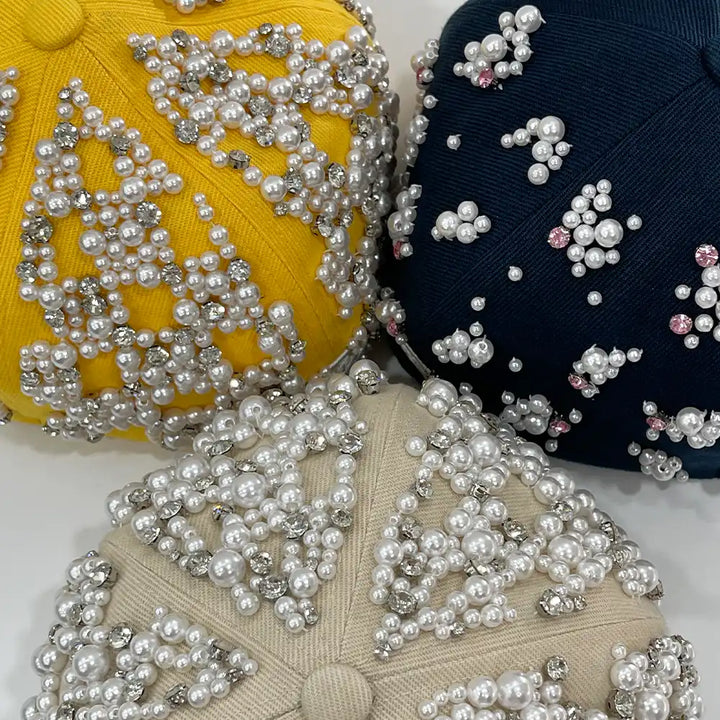 rhinestone fitted hat_4