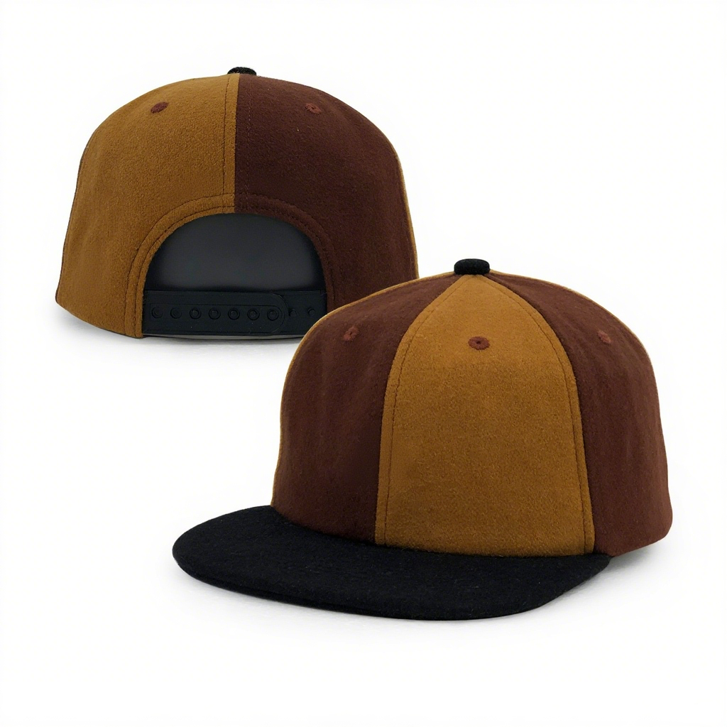 bronze black wool snapback hats