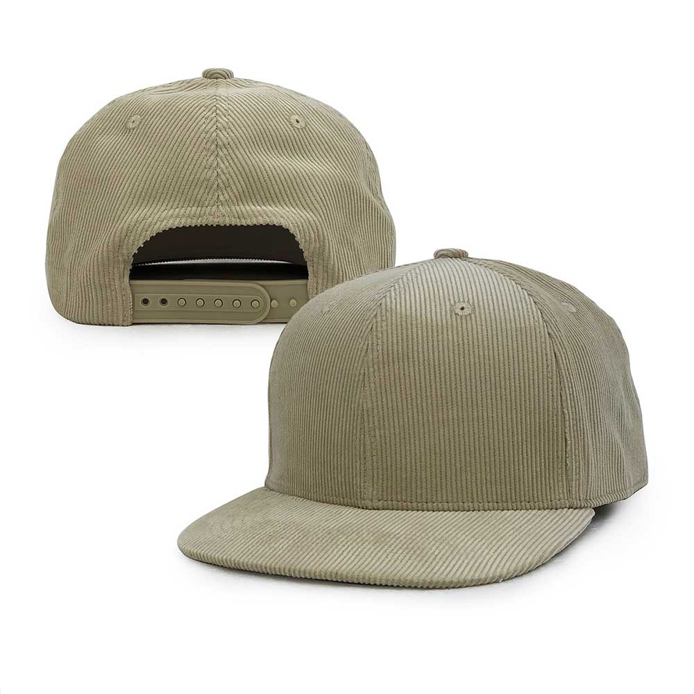 floral white corduroy 6 panel snapback hats