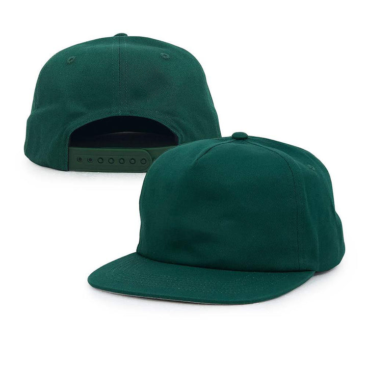 green beige cotton snapback caps