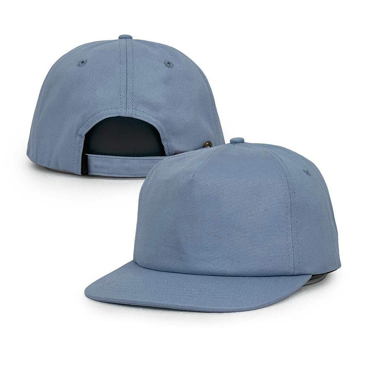 deep sky blue beige cotton snapback caps