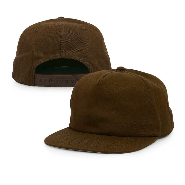 bronze beige cotton snapback caps
