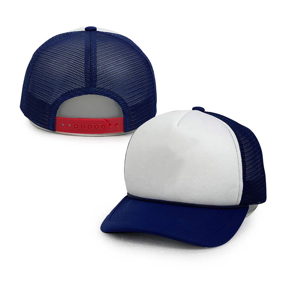 navy foam 5 panel trucker hats