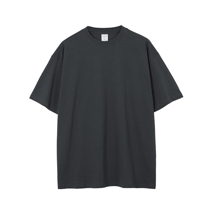 dark gray Cotton t-shirt