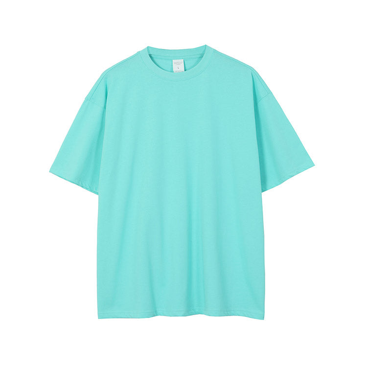 Dark Turquoise Cotton t-shirt