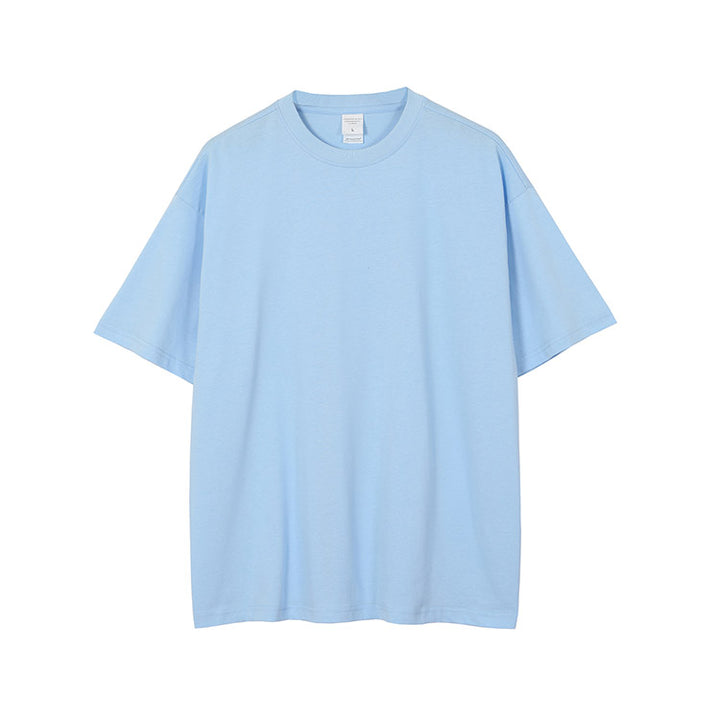 light sky blue Cotton t-shirt