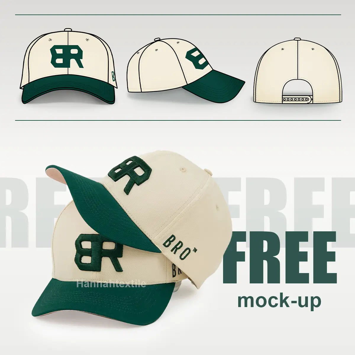 Free Hat Mock-Up 